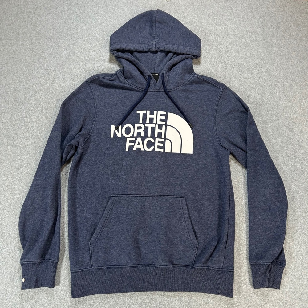 The North Face Hoodie Pullover Mens M Navy Outdoor Athleisure